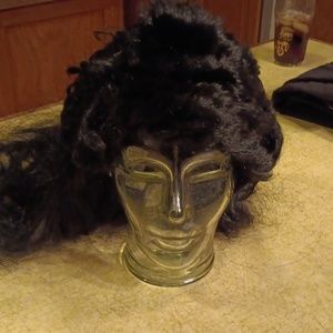Heavy metal mulet wig